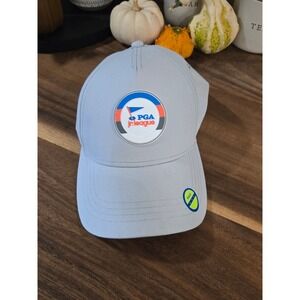 PGA Jr League Golf Hat‎ Cap Adult Size Gray Mesh Adjustable Sports Baseball